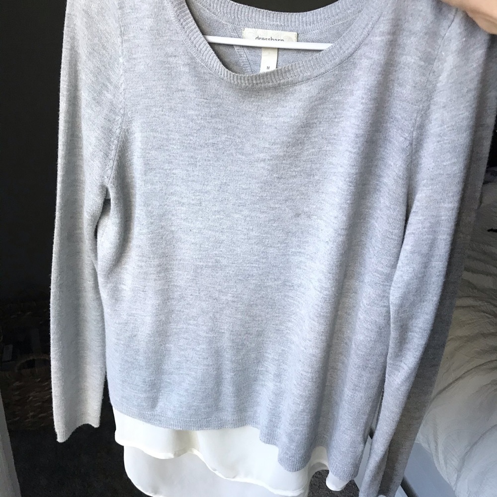 Long Sleeve Open-Back Blouse